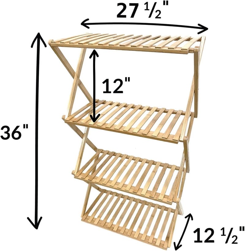 Ferry Morse Plant Stand - Multi-Tier Seed Starting Station for Seedlings - Indoor - Bamboo - Image 3